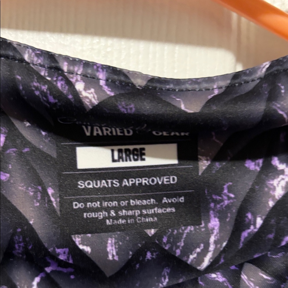 Constantly Varied Gear Purple Patterned Leggings - Picture 2 of 5